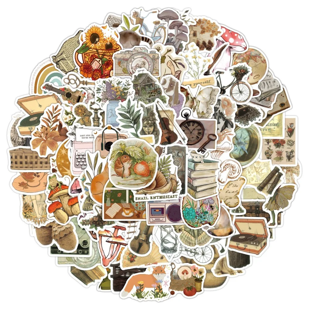 110PCS Retro Cartoon Stickers Aesthetic Animal Decal Decoration Vintage Sticker For Laptop Suitcase Guitar Car Kid stickers
110PCS Retro Cartoon Stickers Aesthetic Animal Decal Decoration Vintage Sticker For Laptop Suitcase Guitar Car Kid stickers