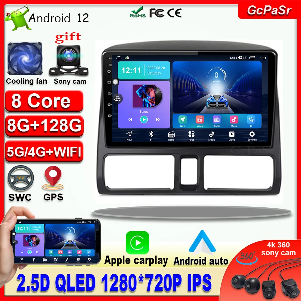 Двойной объектив Android 12 8 + 128G для Honda CR-V CRV 2 2001- 2006 автомобильное радио мультимедийный видеоплеер навигация GPS Поддержка 360 Камер
Двойной объектив Android 12 8 + 128G для Honda CR-V CRV 2 2001- 2006 автомобильное радио мультимедийный видеоплеер навигация GPS Поддержка 360 Камер