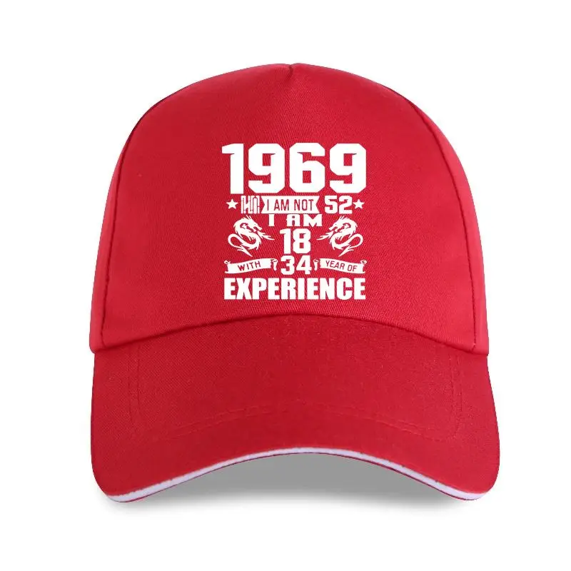 

new cap hat Funny Made In 1969 52th Birthday Gift Print Joke 52 Years Awesome Husband Casual Baseball Cap Cotton Men