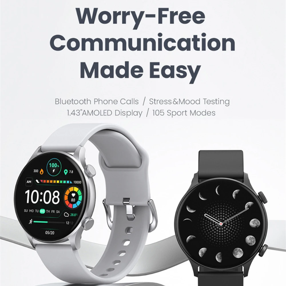 100% HAYLOU Solar Plus RT3 Smart Watch 1.43"AMOLED Display Phone Call Smartwatch Health Monitor Sport Watch
100% HAYLOU Solar Plus RT3 Smart Watch 1.43"AMOLED Display Phone Call Smartwatch Health Monitor Sport Watch