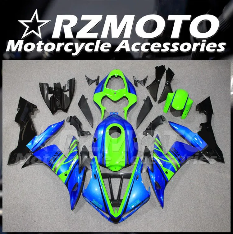 Injection New ABS Motorcycle Fairings Kit Fit for YAMAHA YZF 1000 - R1 2004 2005 2006 04 05 06 Bodywork Set Green Blue + Tank
Injection New ABS Motorcycle Fairings Kit Fit for YAMAHA YZF 1000 - R1 2004 2005 2006 04 05 06 Bodywork Set Green Blue + Tank