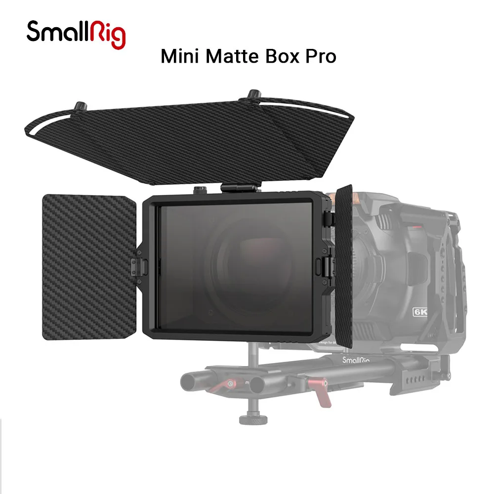 SmallRig Mini Matte Box Pro Для беззеркальных камер, чтобы предотвратить светильник или светильник от вызывающих бликов и вспышек
SmallRig Mini Matte Box Pro Для беззеркальных камер, чтобы предотвратить светильник или светильник от вызывающих бликов и вспышек