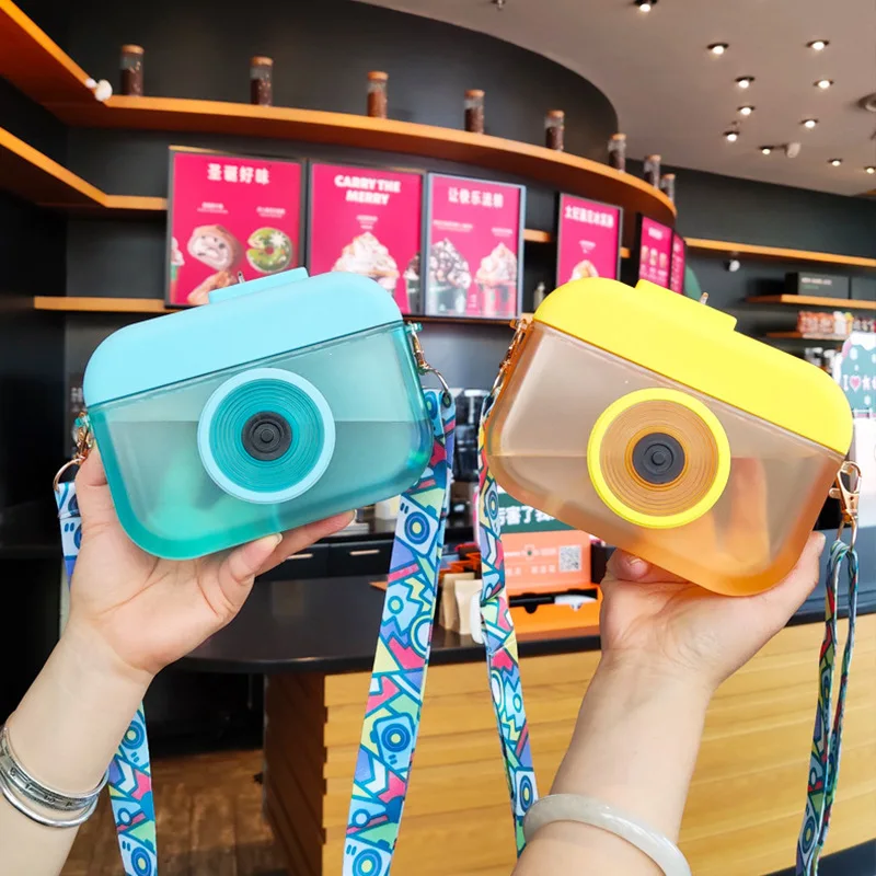 Plastic Water Bottle with Straw Kawaii Camera Ice Cream Shape Drinking Bottle for Kids Adults
Plastic Water Bottle with Straw Kawaii Camera Ice Cream Shape Drinking Bottle for Kids Adults