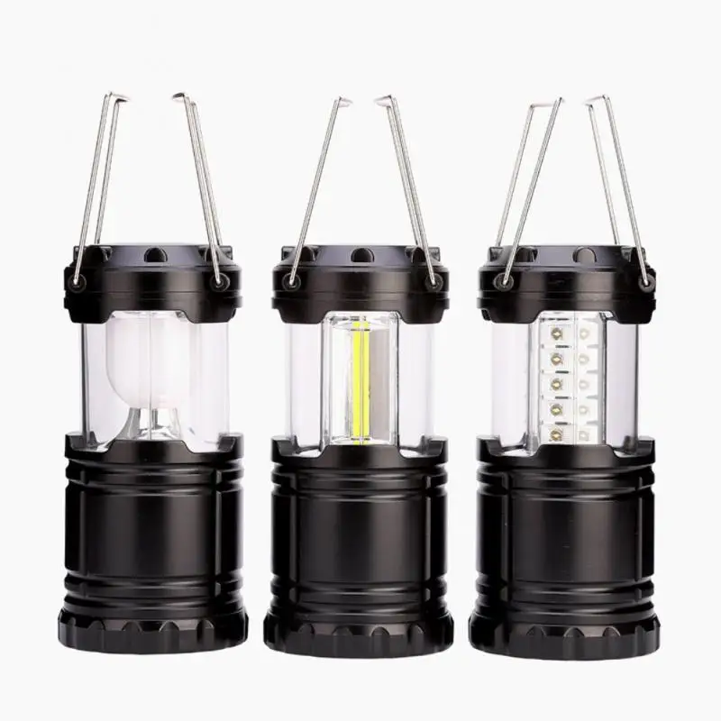 

Portable LED Tent Lamp Camping Light Mini COB TelescopicTorch Fishing Lantern Light Waterproof Flashlight Power By 3*AA Battery