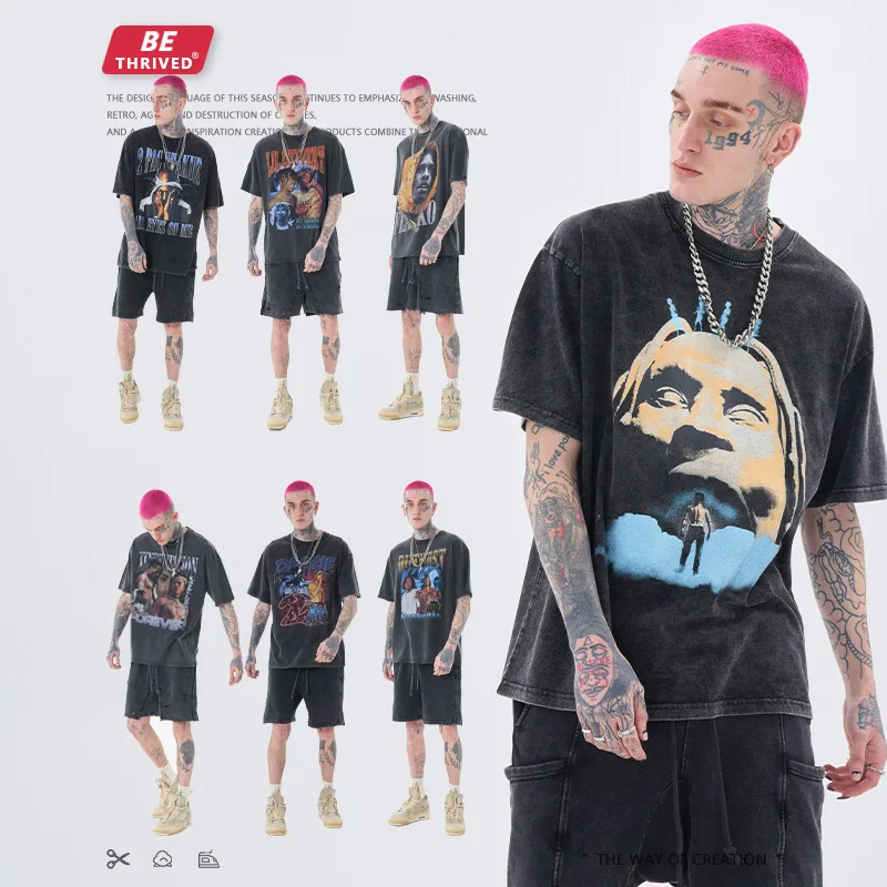 Vintage Washed T Shirt for Men 2021 Harajuku Streetwear Oversized Hip Hop Top Tees Male Tshirt Graphic Printed T-shirts
Vintage Washed T Shirt for Men 2021 Harajuku Streetwear Oversized Hip Hop Top Tees Male Tshirt Graphic Printed T-shirts