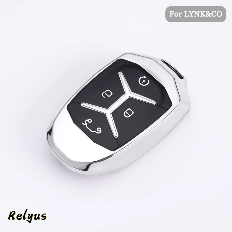 4 Buttons Soft Car TPU Key Case Cover Smart Key Shell Fob Keychain for LYNK&CO 01 02 03 Auto Accessories
4 Buttons Soft Car TPU Key Case Cover Smart Key Shell Fob Keychain for LYNK&CO 01 02 03 Auto Accessories