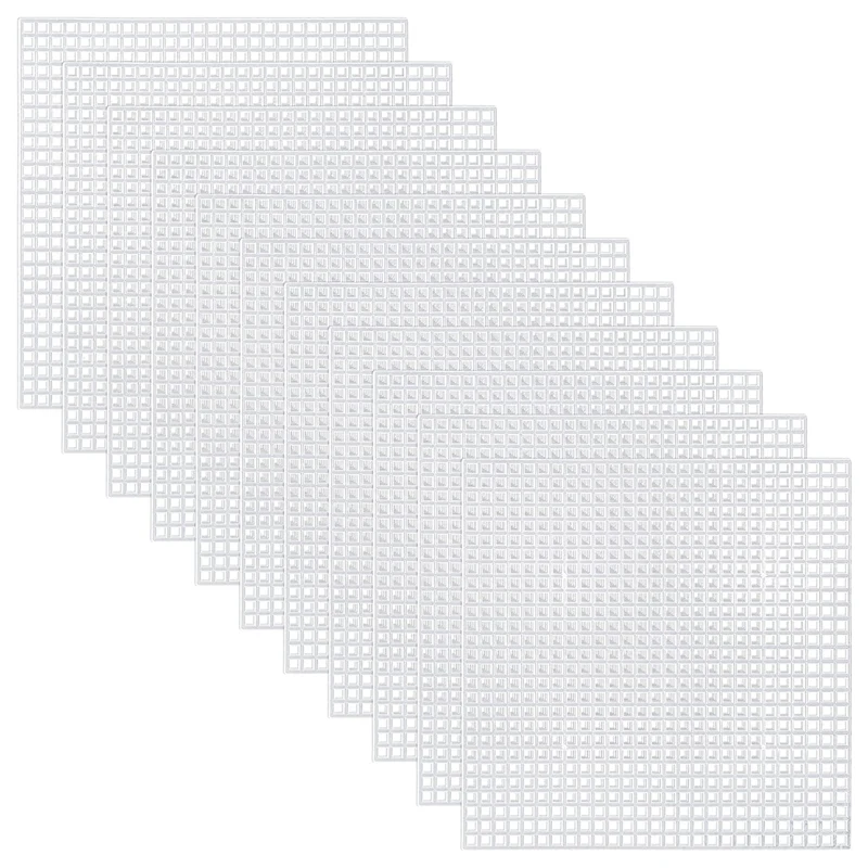 30 Pieces Plastic Mesh Canvas Sheets For Embroidery, Acrylic Yarn Crafting, Knit And Crochet Projects (10.6 X 10.6Cm)
30 Pieces Plastic Mesh Canvas Sheets For Embroidery, Acrylic Yarn Crafting, Knit And Crochet Projects (10.6 X 10.6Cm)