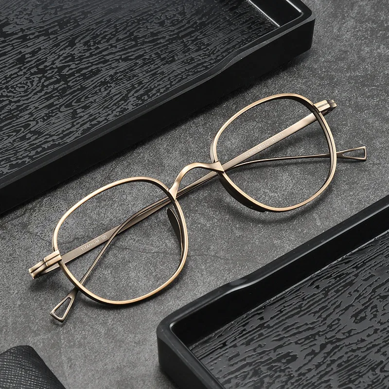 Japan Brand Design Handmade Super Light Pure Titanium Glasses Frame Men Vintage Prescription Optical Eyeglasses Myopia Eyewear
Japan Brand Design Handmade Super Light Pure Titanium Glasses Frame Men Vintage Prescription Optical Eyeglasses Myopia Eyewear