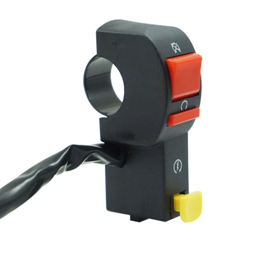 New Handlebar Switch On-Off Button Scooter Moped Start & Stop ATV Starter Handlebar Universal Motorcycle 22mm Inner
New Handlebar Switch On-Off Button Scooter Moped Start & Stop ATV Starter Handlebar Universal Motorcycle 22mm Inner