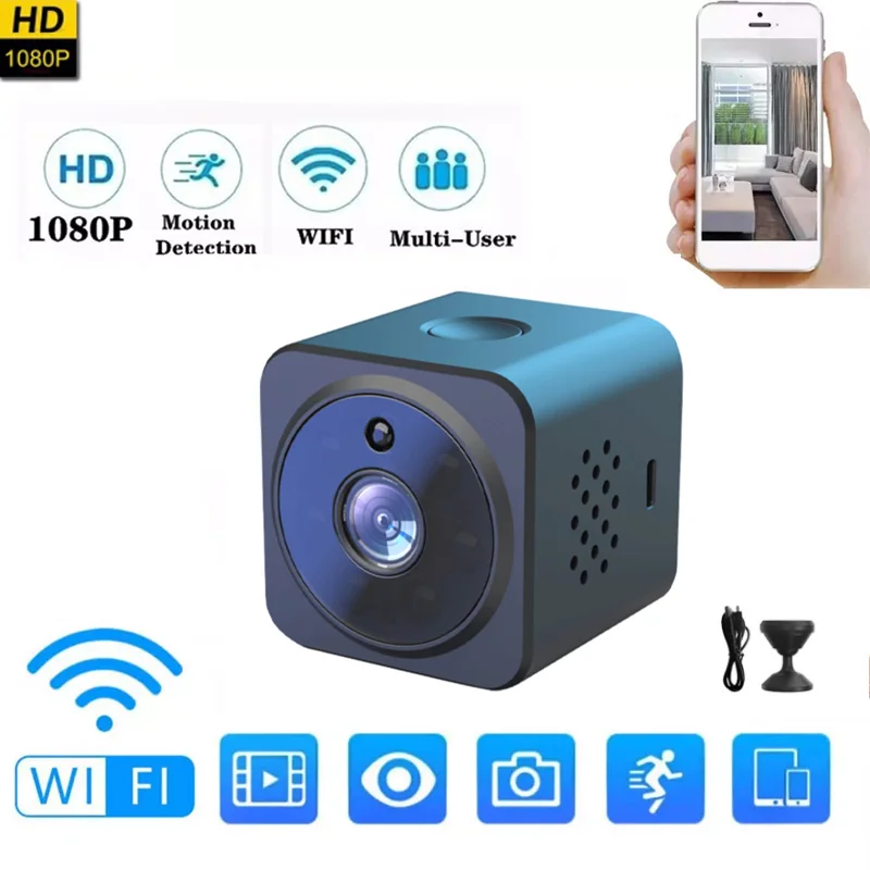 Surveillance 1080P Wifi Mini Cameras Sensor Audio Micro Camcorders Wireless Video Recorder Infrared Night Vision Security Cam
Surveillance 1080P Wifi Mini Cameras Sensor Audio Micro Camcorders Wireless Video Recorder Infrared Night Vision Security Cam