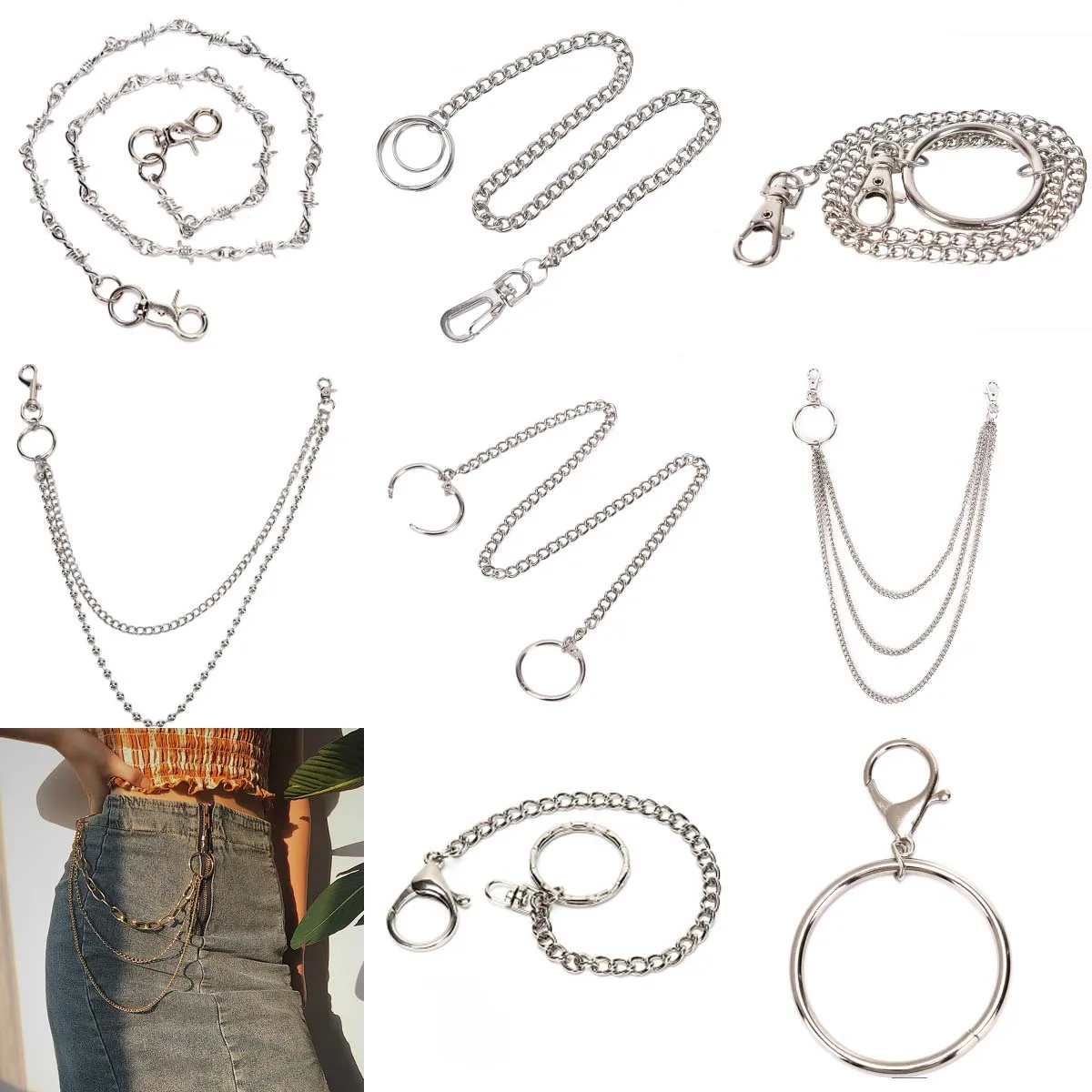1PC Long Trousers Hipster Key Chains Punk Street Big Ring Metal Key Ring Wallet Belt Chain Pant Keychain Unisex Hip Hop Jewelry
1PC Long Trousers Hipster Key Chains Punk Street Big Ring Metal Key Ring Wallet Belt Chain Pant Keychain Unisex Hip Hop Jewelry