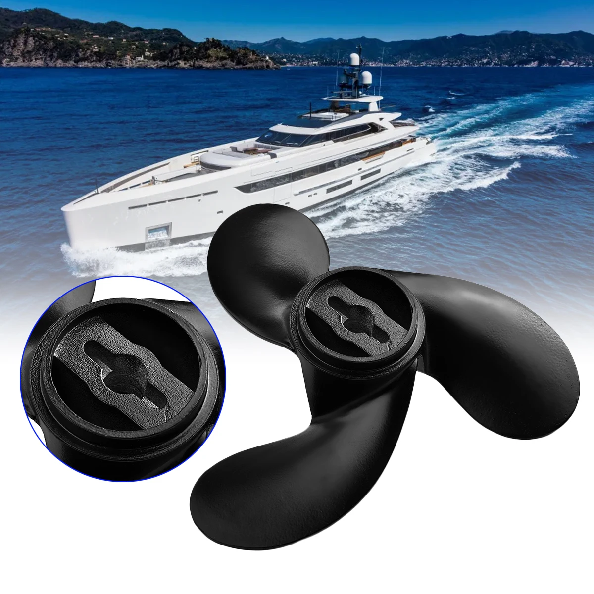 Aluminum Alloy Propeller 7.4x5.7 2.2-3.3HP Rotating Black 309-64107-0 Right For Nissan Tohatsu Evinrude Johnson Car Accessories
Aluminum Alloy Propeller 7.4x5.7 2.2-3.3HP Rotating Black 309-64107-0 Right For Nissan Tohatsu Evinrude Johnson Car Accessories