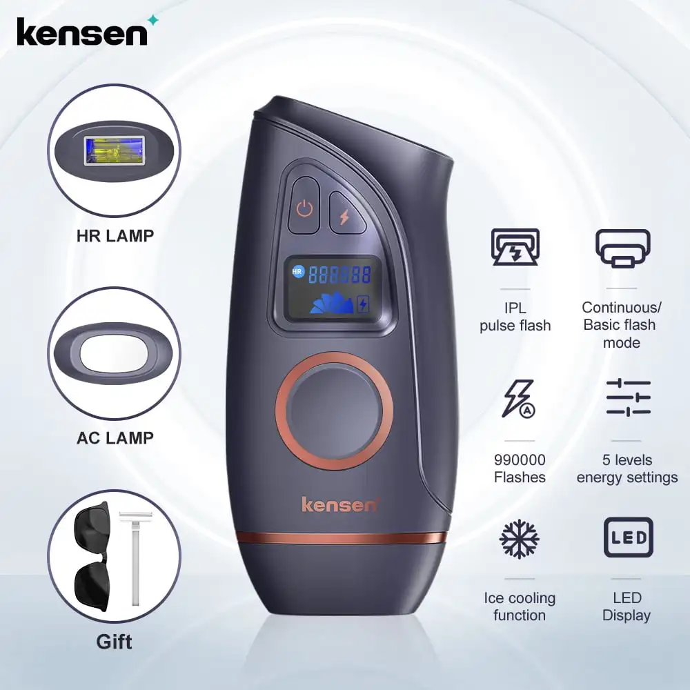 IPL Hair Removal Epilator Laser Permanent Hair Removal Painless Epilator Shot Light Pulses Whole Body Hair Remover
IPL Hair Removal Epilator Laser Permanent Hair Removal Painless Epilator Shot Light Pulses Whole Body Hair Remover