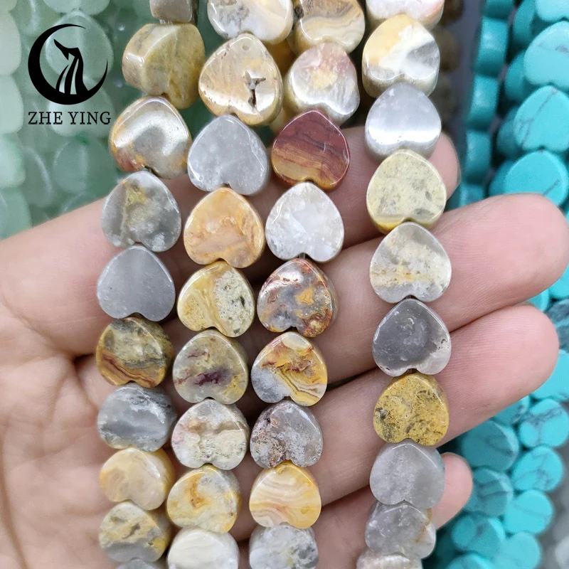 10*10mm Natural Stone Beads Heart Shape Jade Crystal Agate Loose Beads Fashion for Women DIY Jewelry Necklace Bracelets Gift
10*10mm Natural Stone Beads Heart Shape Jade Crystal Agate Loose Beads Fashion for Women DIY Jewelry Necklace Bracelets Gift