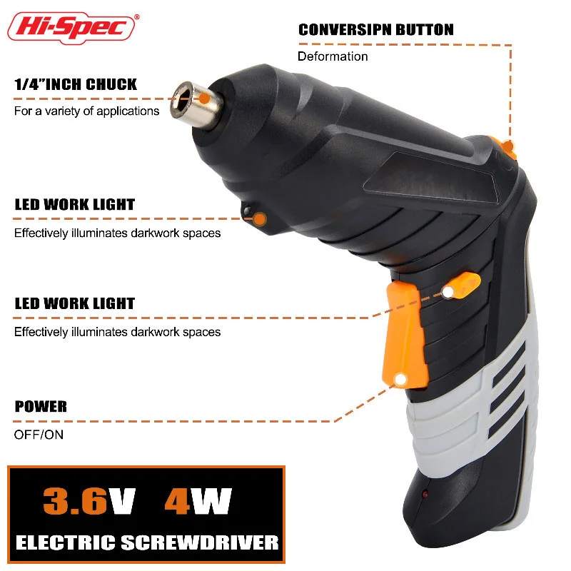Electric Screwdriver Cordless Portable Screwdriver Set Home Power Tools 12 Pcs S2 Bits Rechargeable Multifunction Tools Kit
Electric Screwdriver Cordless Portable Screwdriver Set Home Power Tools 12 Pcs S2 Bits Rechargeable Multifunction Tools Kit