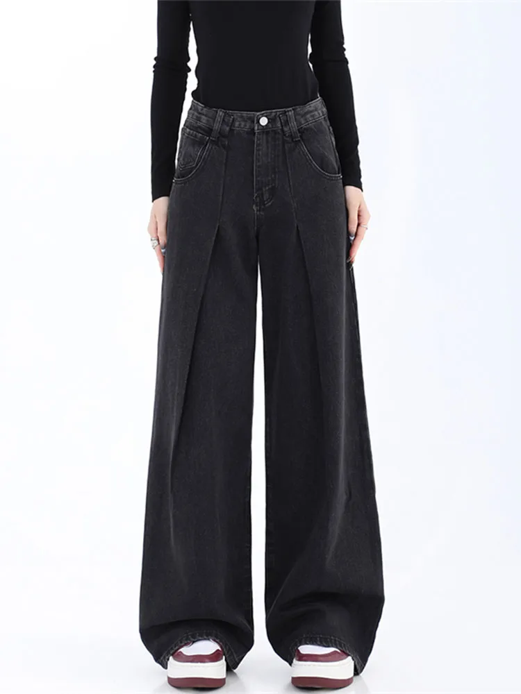 Oversize Jeans Women Baggy Solid Simple Daily Casual Vintage Korean Style Wide Leg High Waist Harajuku Chic Streetwear Popular
Oversize Jeans Women Baggy Solid Simple Daily Casual Vintage Korean Style Wide Leg High Waist Harajuku Chic Streetwear Popular