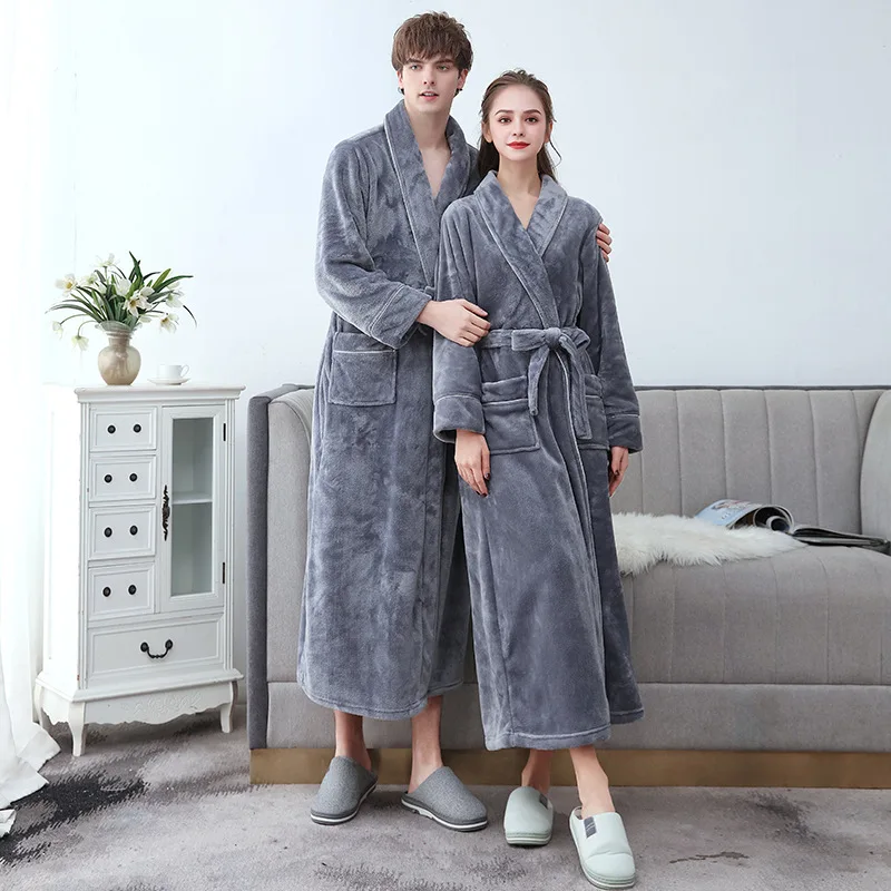 3Xl Plus Size Women's Loose Bathrobe Terry V Neck Solid Long Sleeve Ladies Dressing Gown Kimono Couple Winter Thick Robe Female
3Xl Plus Size Women's Loose Bathrobe Terry V Neck Solid Long Sleeve Ladies Dressing Gown Kimono Couple Winter Thick Robe Female