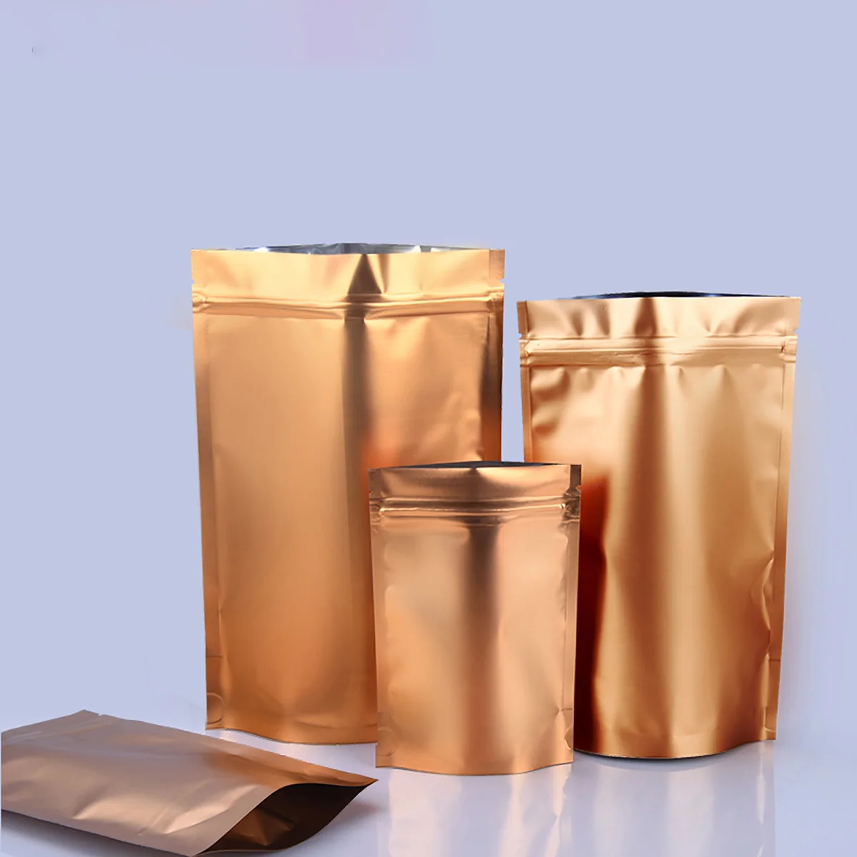 100Pcs 18x26+4cm Golden Aluminized Self-Standing Ziplock Bags Herbal Tea and Dried Fruits Food Packaging Sealed Bags
100Pcs 18x26+4cm Golden Aluminized Self-Standing Ziplock Bags Herbal Tea and Dried Fruits Food Packaging Sealed Bags