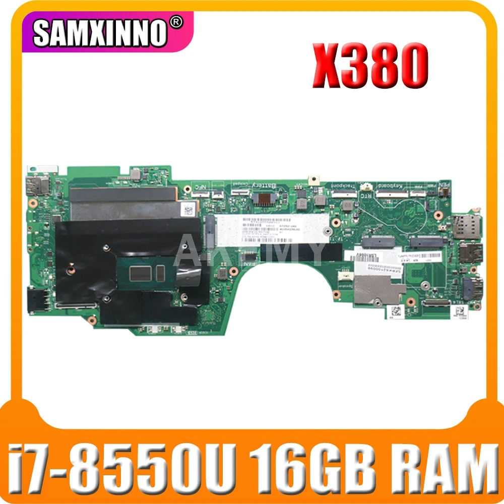 Original laptop For Lenovo ThinkPad X380 Yoga motherboard i7-8550U UMA 16GB 02DA012
Original laptop For Lenovo ThinkPad X380 Yoga motherboard i7-8550U UMA 16GB 02DA012