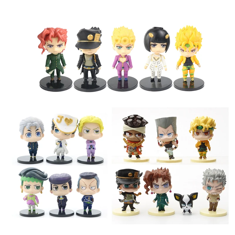 Jojo Bizarre Adventure Golden Wind Figure Anime Dio Brando Jonathan Joestar Risotto Nero Action Figures PVC Model Toys Gifts
Jojo Bizarre Adventure Golden Wind Figure Anime Dio Brando Jonathan Joestar Risotto Nero Action Figures PVC Model Toys Gifts