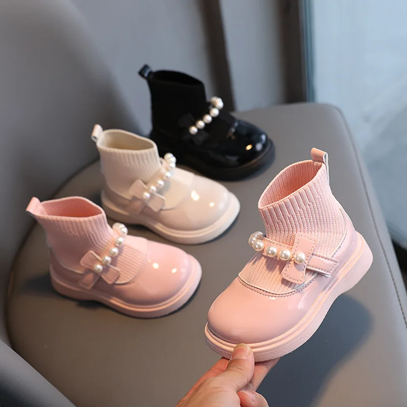 Children Girls' Ankle Boots Winter Baby Fur Warm Plush Platform Little Toddlers Shoes Flats Non-slip Sole Pink/Black 1-5Y
Children Girls' Ankle Boots Winter Baby Fur Warm Plush Platform Little Toddlers Shoes Flats Non-slip Sole Pink/Black 1-5Y