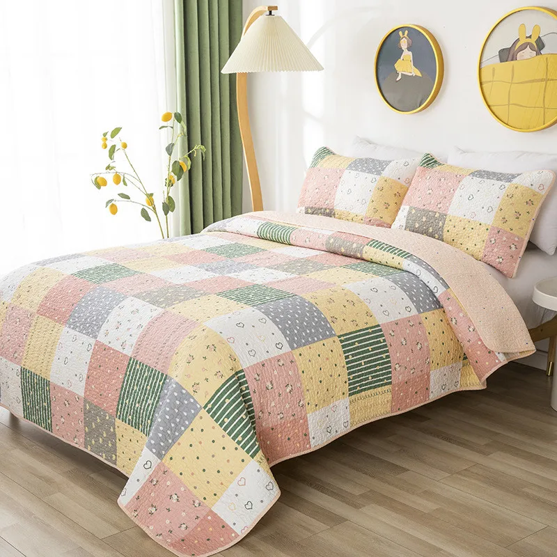 Fashion Bedding Quilted Bedspread on The Bed Geometric Summer Duvet Quilt Blanket AB Sides Coverlet Cubrecam Bed Cover Colcha
Fashion Bedding Quilted Bedspread on The Bed Geometric Summer Duvet Quilt Blanket AB Sides Coverlet Cubrecam Bed Cover Colcha