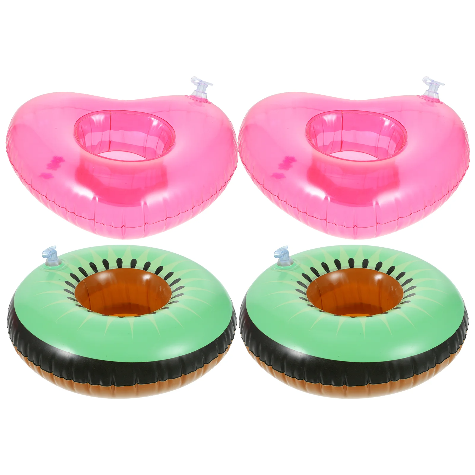 

Inflatable Cup Holders Party Drink Floating Bottle Pool Drinks Decorative Swimming Coasters