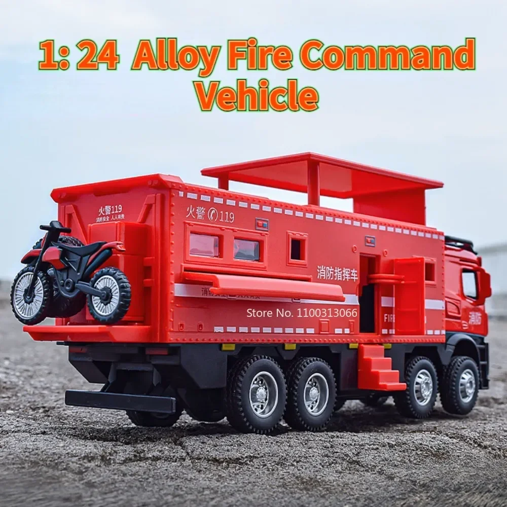 1:24 Nomadism Fire Truck Model Toys Alloy Diecast Ambulance Vehicles with Light and Sound Truck Toy for Boy Birthday Gifts 
1:24 Nomadism Fire Truck Model Toys Alloy Diecast Ambulance Vehicles with Light and Sound Truck Toy for Boy Birthday Gifts