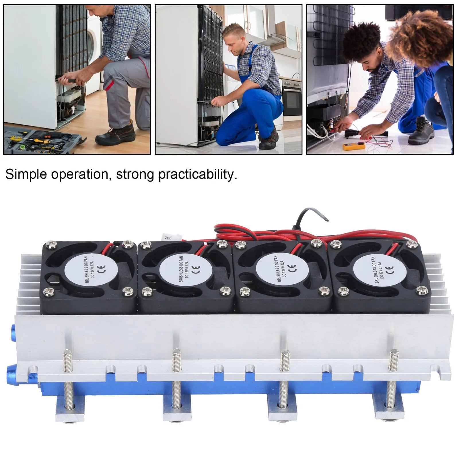 High Quality Useful Cooler 1pcs Thermoelectric Peltier 30A Accessory Aluminum Peltier Refrigeration Replacement
High Quality Useful Cooler 1pcs Thermoelectric Peltier 30A Accessory Aluminum Peltier Refrigeration Replacement