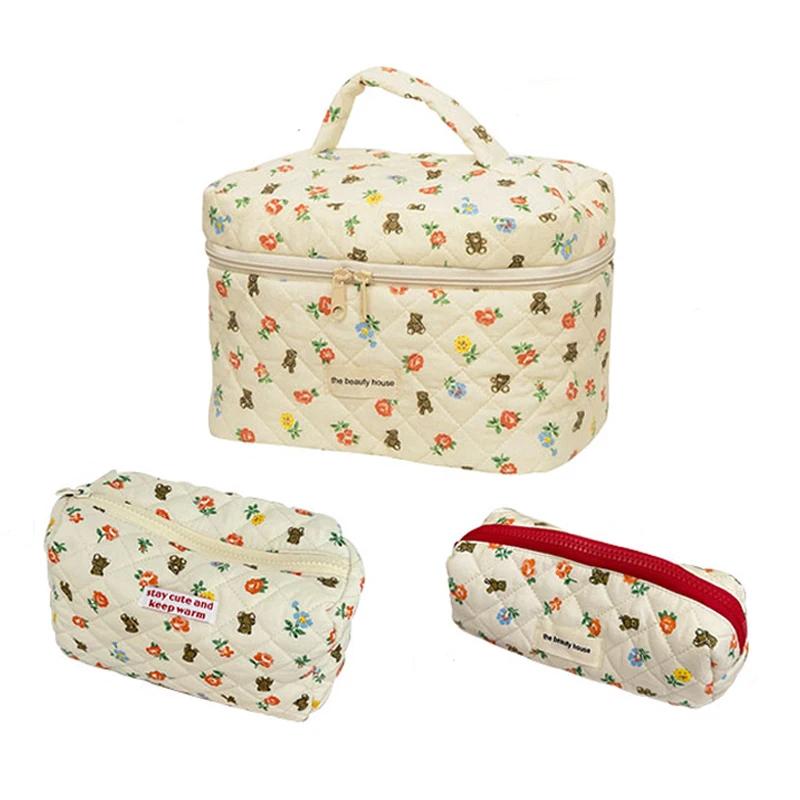 Cosmetic Storage Bag Flower Bear Travel Makeup Bag Toiletry Clutch Bag Large Capacity Portable Make Up Organizer Bag
Cosmetic Storage Bag Flower Bear Travel Makeup Bag Toiletry Clutch Bag Large Capacity Portable Make Up Organizer Bag