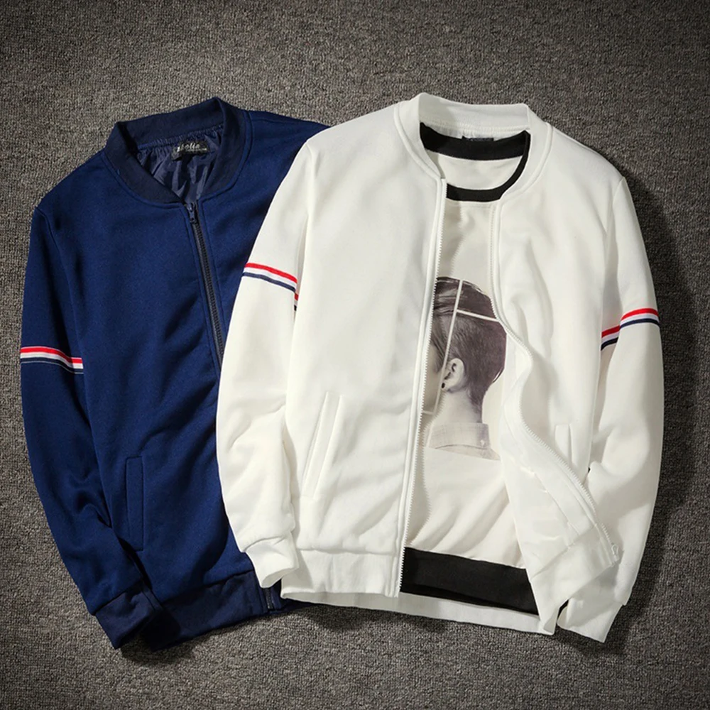 2022 High Quality Zipper Jacket Men's Stand Collar Baseball Uniform Male Bomber Coats Casual Outdoor Warm Motorcycle Wear S-4XL
2022 High Quality Zipper Jacket Men's Stand Collar Baseball Uniform Male Bomber Coats Casual Outdoor Warm Motorcycle Wear S-4XL