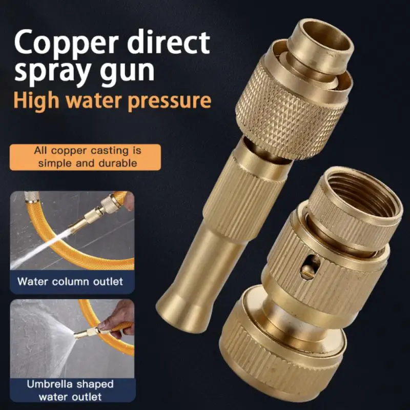 Brass 1/2'' High Pressure Car Washing Water Gun Quick Connector 1/2'' Garden Watering Adjustable Direct Sprinkler Drainage Joint
Brass 1/2'' High Pressure Car Washing Water Gun Quick Connector 1/2'' Garden Watering Adjustable Direct Sprinkler Drainage Joint