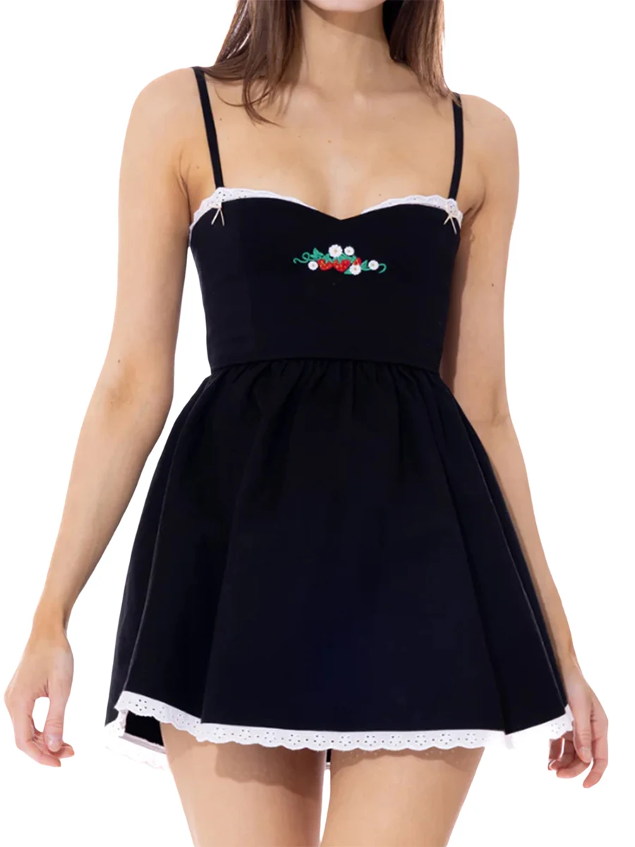 Women Lace Ruffle Mini Dress Short Sleeve Ruched Bust Dress Low Cut Flowy Dress Club Party Streetwear
Women Lace Ruffle Mini Dress Short Sleeve Ruched Bust Dress Low Cut Flowy Dress Club Party Streetwear
