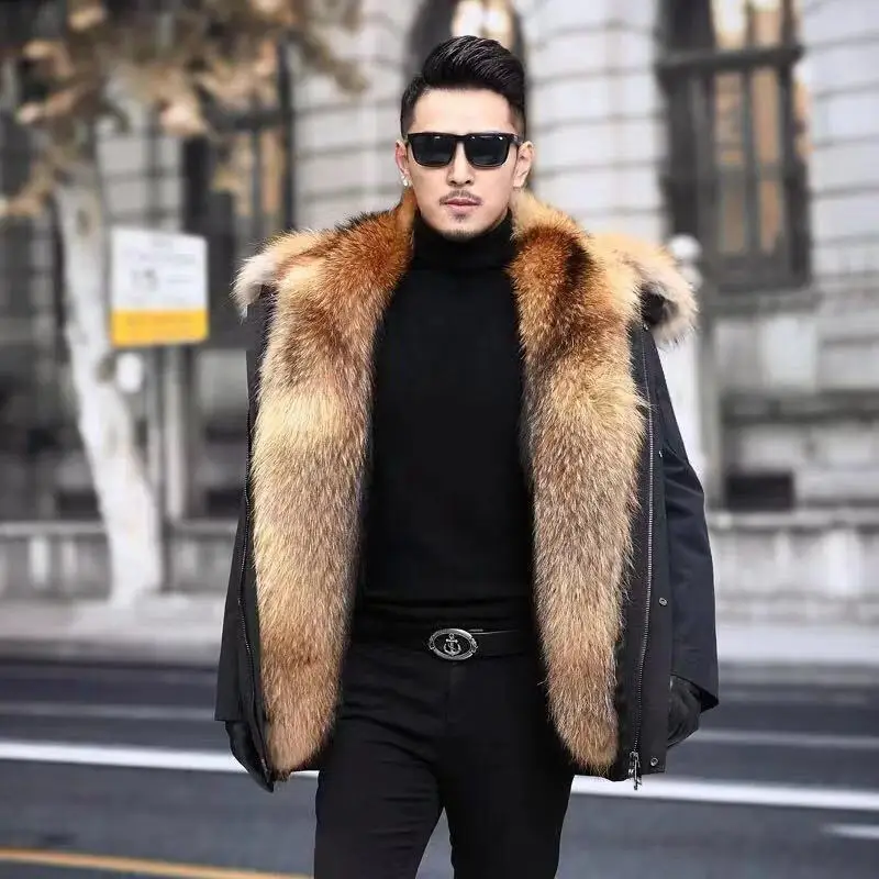 Winter Jacket Men Clothing 2022 Fashion Faux Fur Lining Hooded Mens Parka Jacket Men Solid Thick Jackets Coats Male Parkas Y122
Winter Jacket Men Clothing 2022 Fashion Faux Fur Lining Hooded Mens Parka Jacket Men Solid Thick Jackets Coats Male Parkas Y122