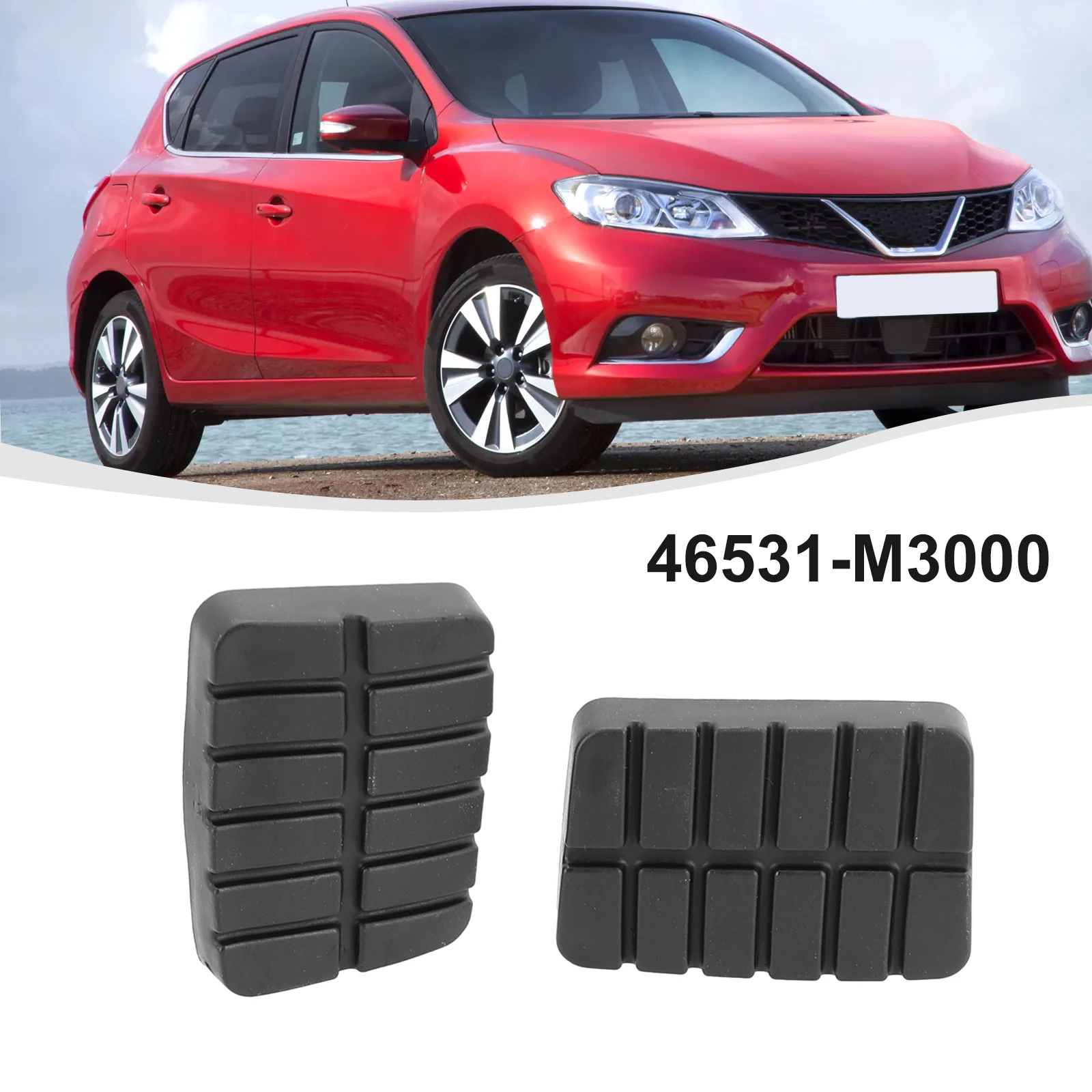 Clutch Pedal Pads Brake 2pcs 46531-M3000 ABS Black Direct Fit For Nissan D21 1986-1997 For Datsun 210 1974-1982
Clutch Pedal Pads Brake 2pcs 46531-M3000 ABS Black Direct Fit For Nissan D21 1986-1997 For Datsun 210 1974-1982