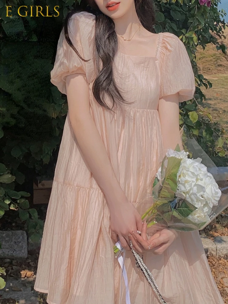 E GIRLS One Shoulder Pink Mini Dress Beach Outwear Short Sleeve Elegant Dress Female One Piece Dress Korea 2022 Summer Chic
E GIRLS One Shoulder Pink Mini Dress Beach Outwear Short Sleeve Elegant Dress Female One Piece Dress Korea 2022 Summer Chic