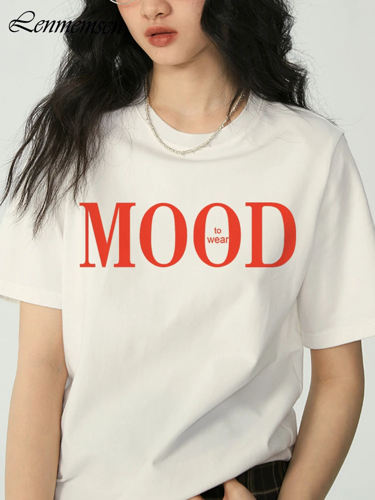 Lenmemsen Simple Letter Graphic T Shirts for Women 2023 Summer Loose Soft Basic Tees Girl Casual Cotton Short Sleeve Female Tops
Lenmemsen Simple Letter Graphic T Shirts for Women 2023 Summer Loose Soft Basic Tees Girl Casual Cotton Short Sleeve Female Tops