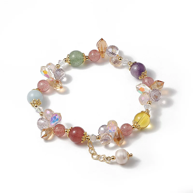 Girls Irregular Crystal Bracelet For Women Colorful Natural Stone Crystal Amethyst Quartz Beads Bracelet Bangle Crystal Jewelry
Girls Irregular Crystal Bracelet For Women Colorful Natural Stone Crystal Amethyst Quartz Beads Bracelet Bangle Crystal Jewelry