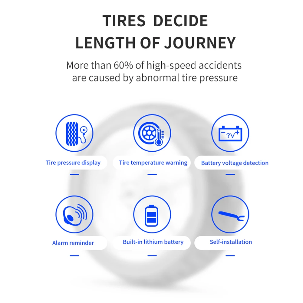 Motorcycle TPMS Tire Pressure Monitor USB Charging 2 Sensors Safe Driving Motobike Intelligent Tire Pressure Monitoring System
Motorcycle TPMS Tire Pressure Monitor USB Charging 2 Sensors Safe Driving Motobike Intelligent Tire Pressure Monitoring System