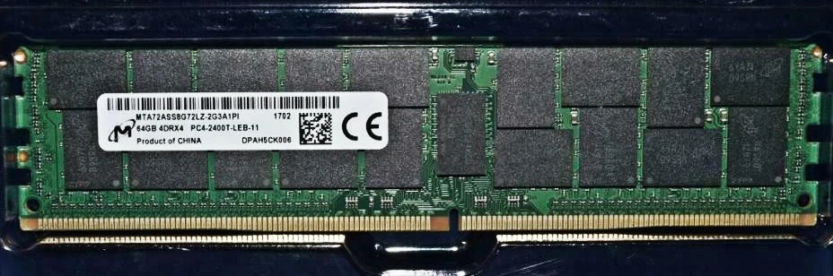 RAM applies to MT CRUCIAL MTA72ASS8G72LZ-2G3A1 64G 2400 DDR4 ECC REGLRDIMM memory
RAM applies to MT CRUCIAL MTA72ASS8G72LZ-2G3A1 64G 2400 DDR4 ECC REGLRDIMM memory