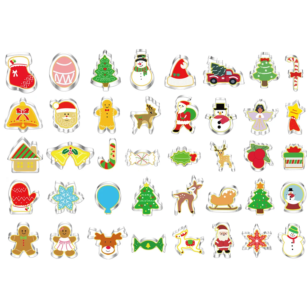 Polymer Clay Cutter Mold Stainless Steel Christmas Cutting Tool Pottery Ceramic Craft Diy Fondant Cake Cookie Decorations Making
Polymer Clay Cutter Mold Stainless Steel Christmas Cutting Tool Pottery Ceramic Craft Diy Fondant Cake Cookie Decorations Making