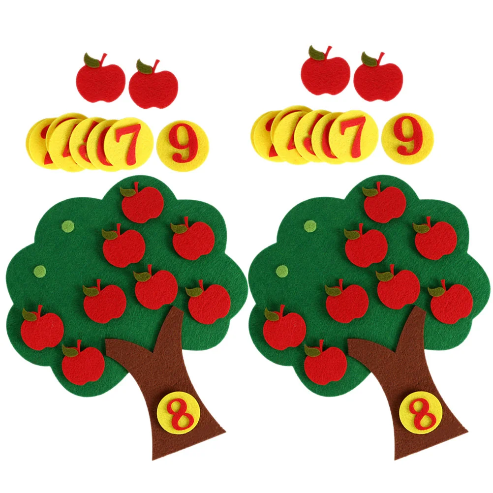 DIY Non-Woven Apples Tree Educational Toys Preschool Set For Toddlers Handmade Mathematics Area Corner Apple Tree
DIY Non-Woven Apples Tree Educational Toys Preschool Set For Toddlers Handmade Mathematics Area Corner Apple Tree