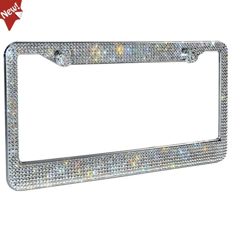 Bling Стразы рамка номерного знака автомобиля из нержавеющей стали с кристаллами бриллиантами держатель номерного знака Pink/ белый/черный
Bling Стразы рамка номерного знака автомобиля из нержавеющей стали с кристаллами бриллиантами держатель номерного знака Pink/ белый/черный