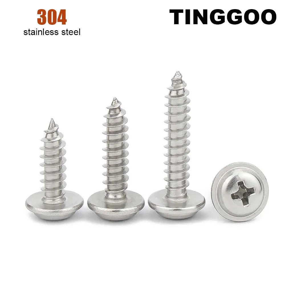10/50 шт. PWB M1.4 M1.7 до M6 304 из нержавеющей стали с крестообразным шлицем и круглой головкой с шайбой и воротником, саморезы по дереву DIN968 
10/50 шт. PWB M1.4 M1.7 до M6 304 из нержавеющей стали с крестообразным шлицем и круглой головкой с шайбой и воротником, саморезы по дереву DIN968