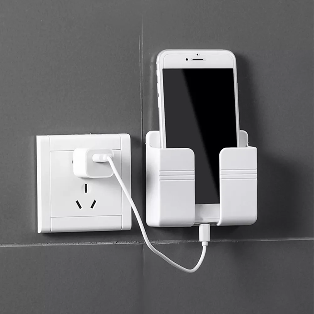 Wall Mounted Organizer Remote Control Storage Box Mobile Phone Plug Brackets Wall Holder Charging Multifunction Stand
Wall Mounted Organizer Remote Control Storage Box Mobile Phone Plug Brackets Wall Holder Charging Multifunction Stand