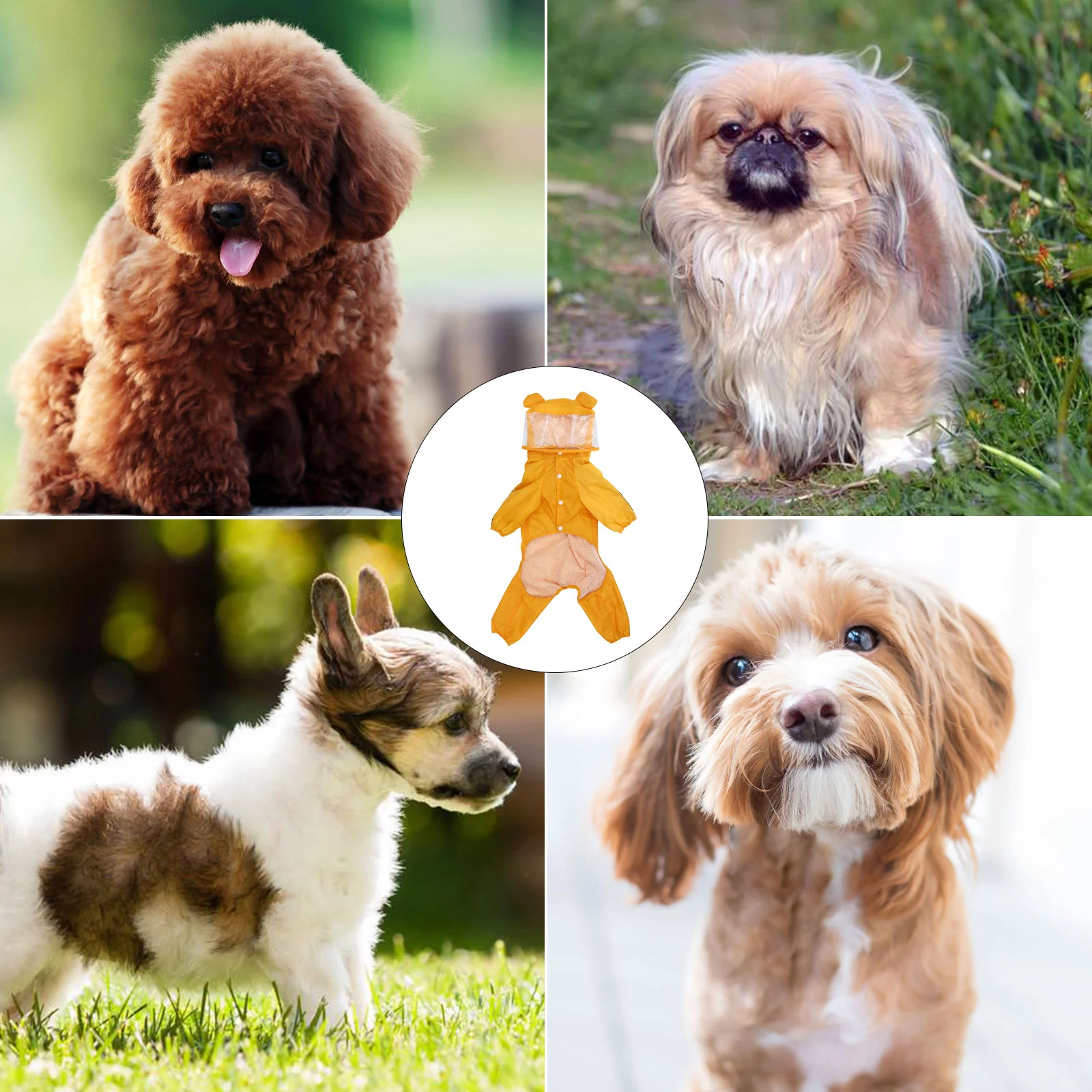 Dog Raincoats Raincoat Dogs Puppy Rain Waterproof Coats Pet Legs Poncho Jacket Clothes Hood Doggie Rainy Day Fashion Animal Gear
Dog Raincoats Raincoat Dogs Puppy Rain Waterproof Coats Pet Legs Poncho Jacket Clothes Hood Doggie Rainy Day Fashion Animal Gear