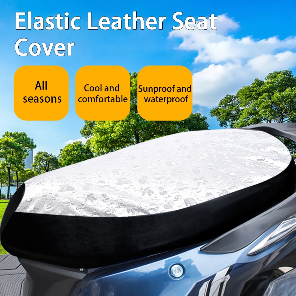 Universal Motorcycle Seat Cover Four Seasons Leather Cushion Cover Electric Scooter Seat Cover Waterproof Sunscreen 4 Sizes
Universal Motorcycle Seat Cover Four Seasons Leather Cushion Cover Electric Scooter Seat Cover Waterproof Sunscreen 4 Sizes
