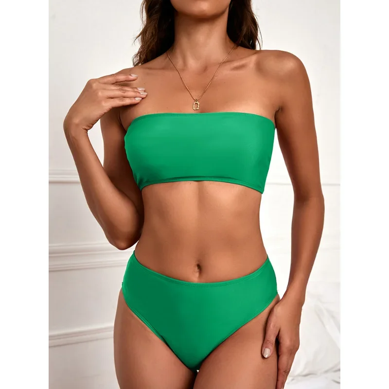 Summer Micro Bikini Swimsuit Europe And The United States Sexy Wipe Chest High Waist Separate Bikinis Burst Swimsuit
Summer Micro Bikini Swimsuit Europe And The United States Sexy Wipe Chest High Waist Separate Bikinis Burst Swimsuit