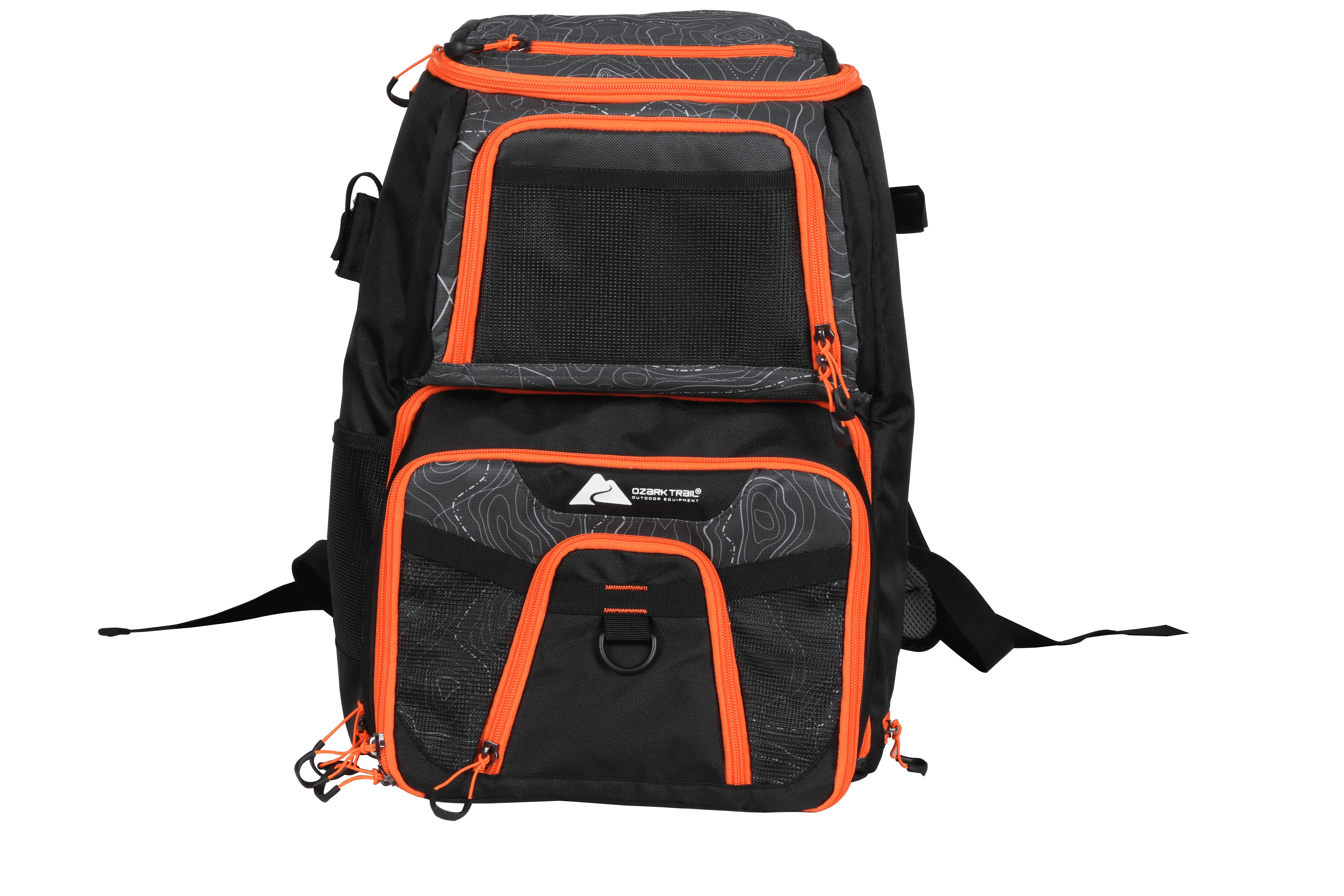 

Ozark Trail Элитный рюкзак для рыболовных снастей с кулером для наживки, черный