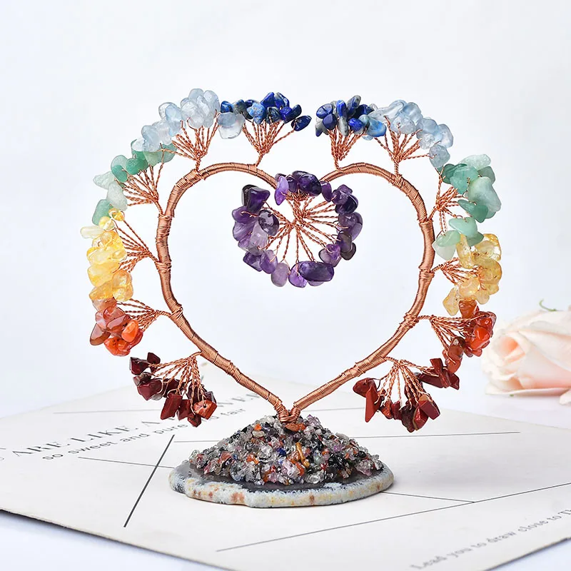 Natural Crystal Amethyst Lucky Tree Love Handmade Gemstone Decoration Agate Slices Stone Mineral Ornaments Office Decor Gift
Natural Crystal Amethyst Lucky Tree Love Handmade Gemstone Decoration Agate Slices Stone Mineral Ornaments Office Decor Gift
